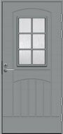 Дверь входная утепленная R2015 темно-серая
