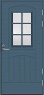Дверь входная утепленная R2015 темно-синяя